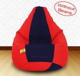 DOLPHIN XXXL Red/N.Blue-FABRIC-COVERS(without Beans)