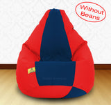 DOLPHIN XXXL Red/R.Blue-FABRIC-COVERS(without Beans)